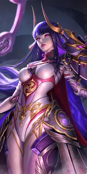 Raiden, Genshin, Anime, Fantasy Full HD iPhone Wallpaper Background