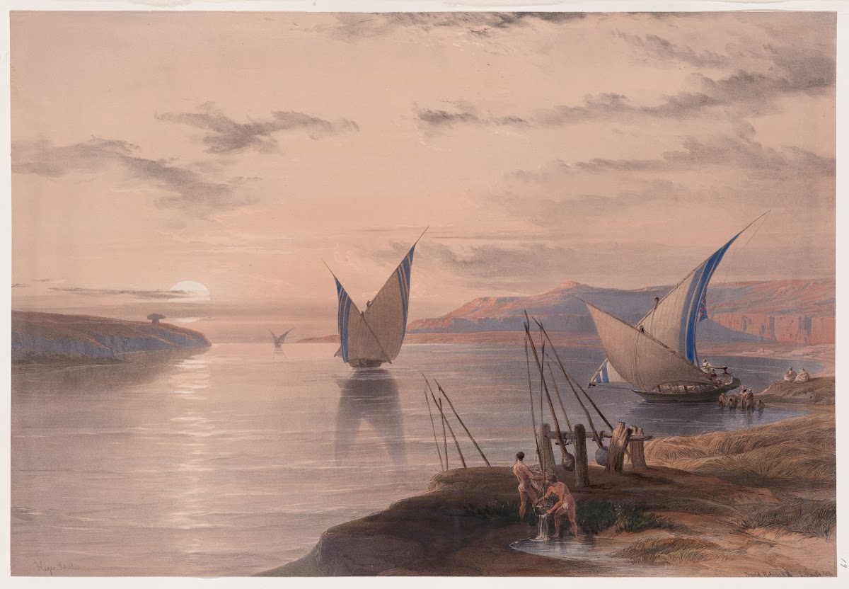 Hager Selsilis Gebel el Silsila 1846 1849