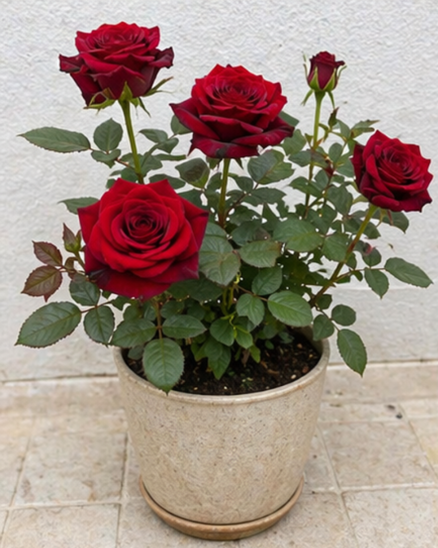 English Rose Flowering Plant — view 1