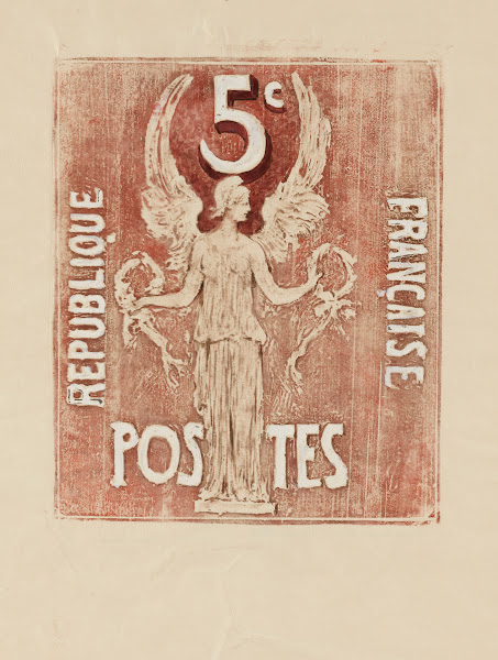 Esquisses de timbres pour un concours  5 centimes