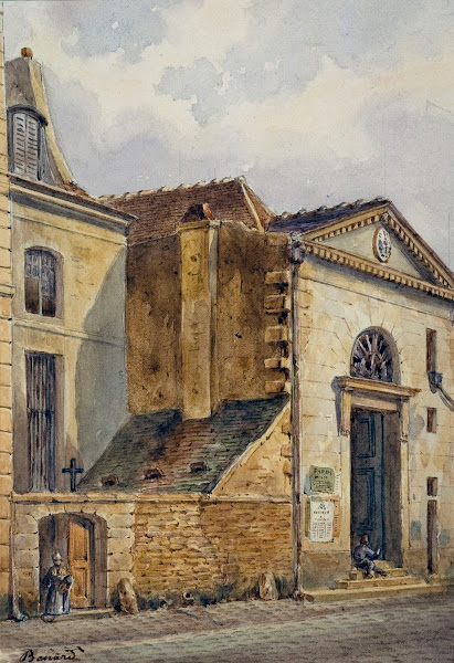La chapelle Saint Jean et lentrée du cimetière Saint Eustache 1810