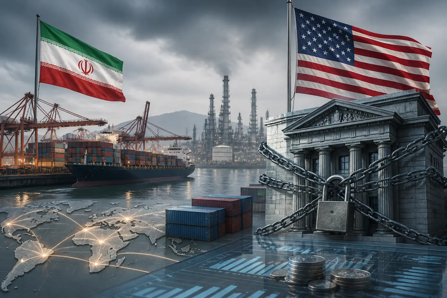 Editorial image for US plans to sanction another bank to keep economic pressure on Iran