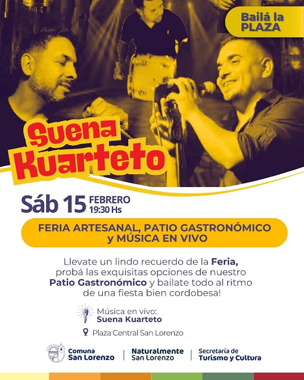 Suena Kuarteto en La feria de San Lorenzo