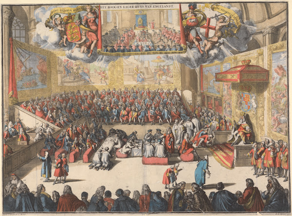 Het Hoog en Lager Huys van Engelandt Coronation of the Prince of Orange 1689