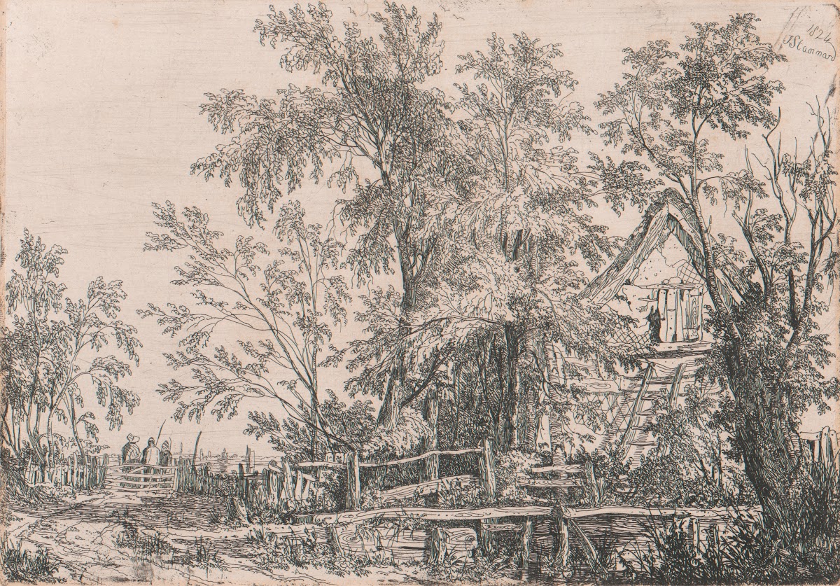 Thatched Cottage with a Gable End 1824