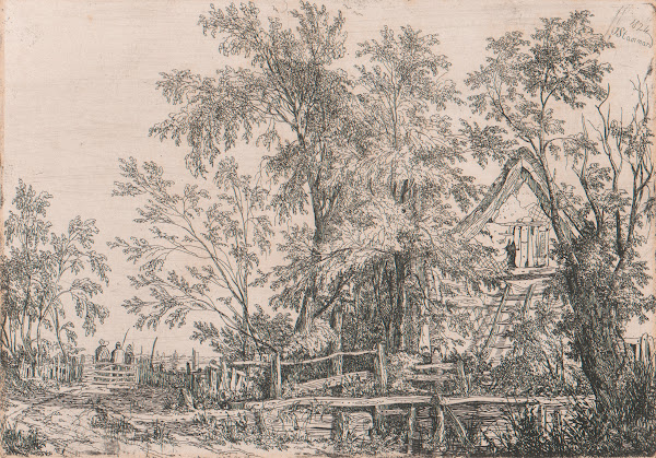 Thatched Cottage with a Gable End 1824