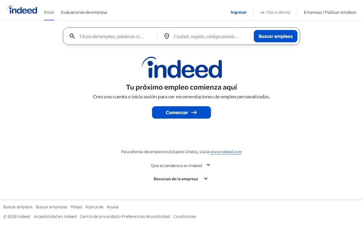 Captura de hiring tool
