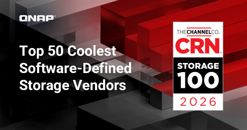 QNAP entra na lista Storage 100 da CRN como um dos 50 fornecedores mais inovadores em armazenamento definido por software