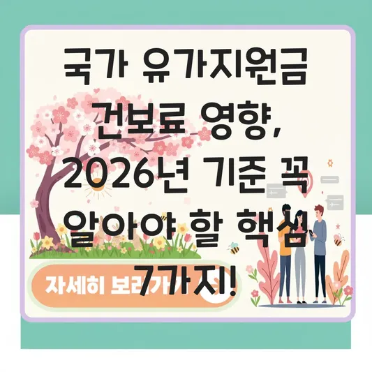 국가 유가지원금 건보료 영향