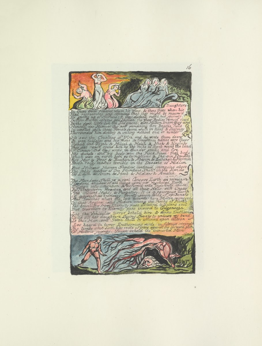 Milton a poem in 2 books Pl16 19th century