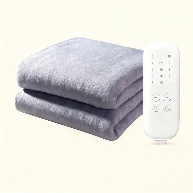 Electric heated blanket, polyester, multiple sizes