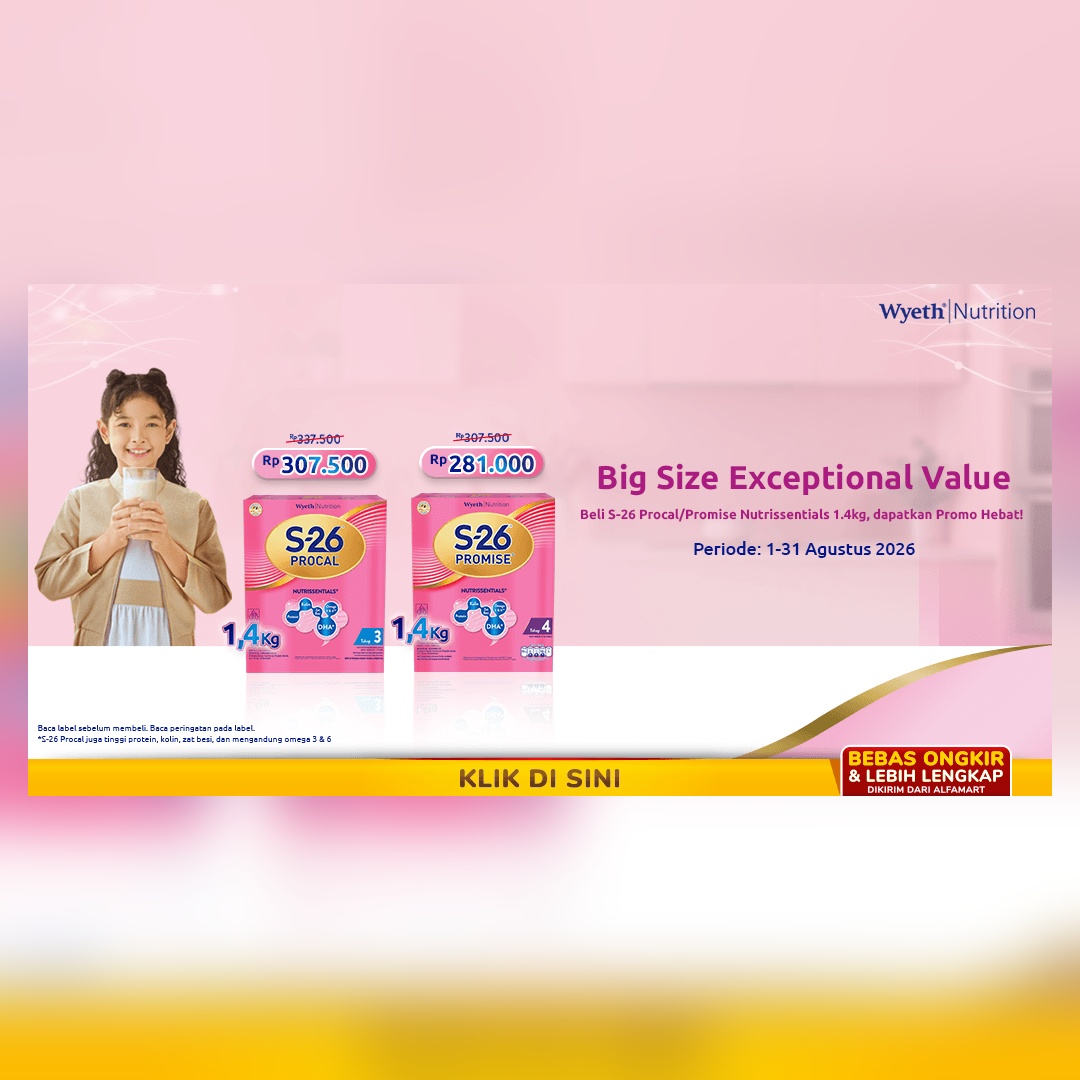 S-26 Nutrissentials Big Size Exceptional Value 1-31 Agustus 2026