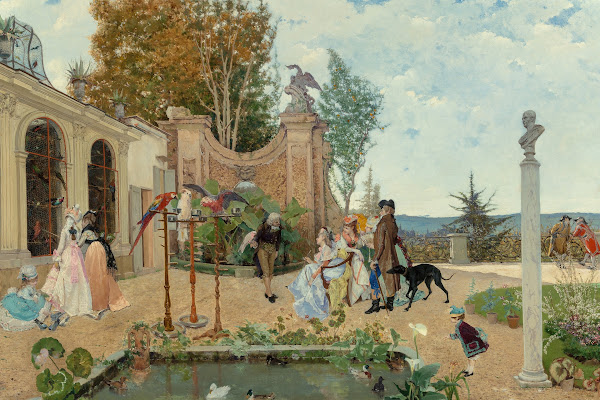 At the Villa Borghese 1876
