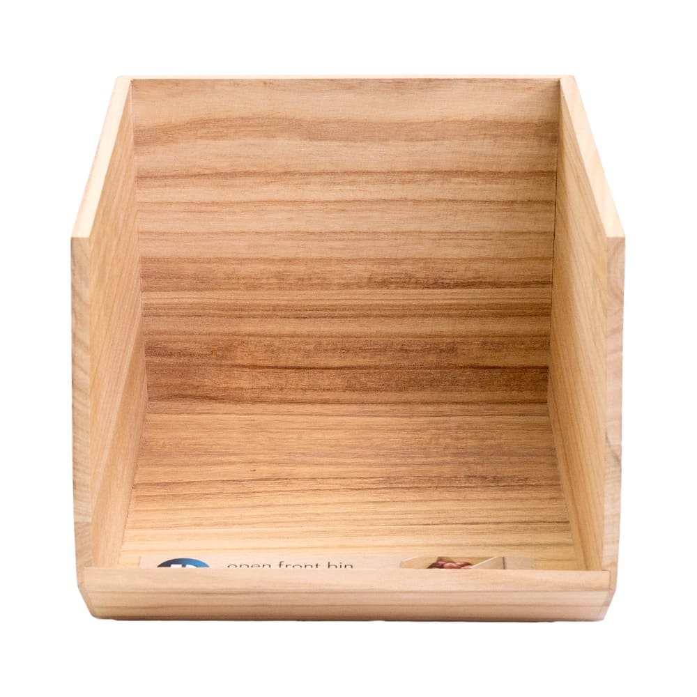 Organizador de madera iDesign® de diseño abierto