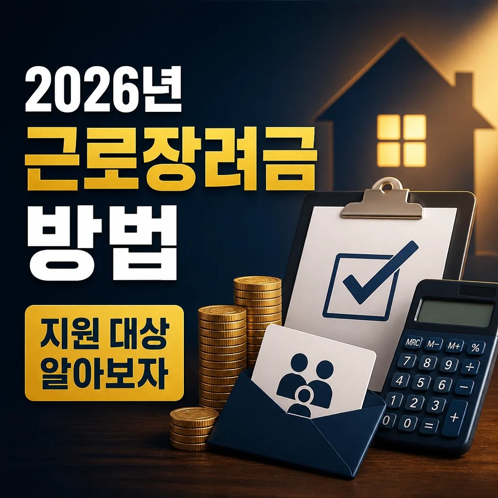 2026년 근로장려금 신청 방법 5가지