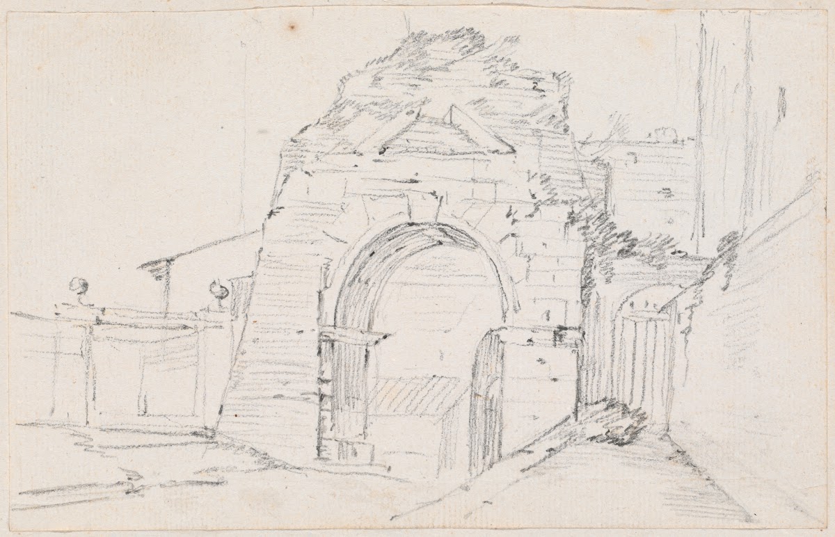 Arch of Drusus near the Appian Way 1744 1750