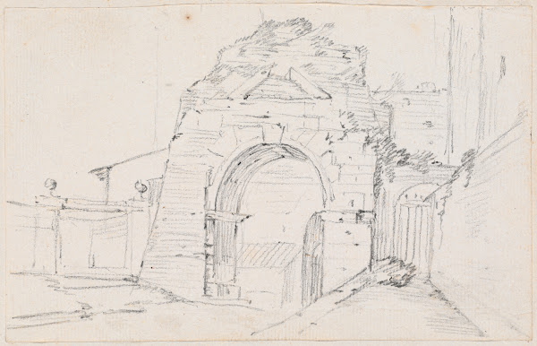 Arch of Drusus near the Appian Way 1744 1750