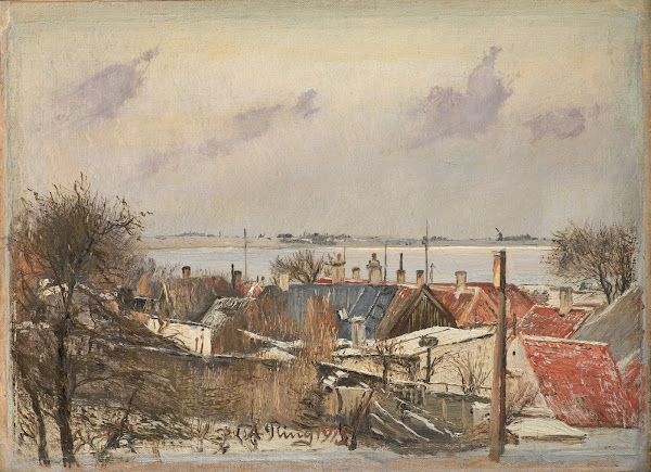 View from Roskilde towards the Fiord 1915