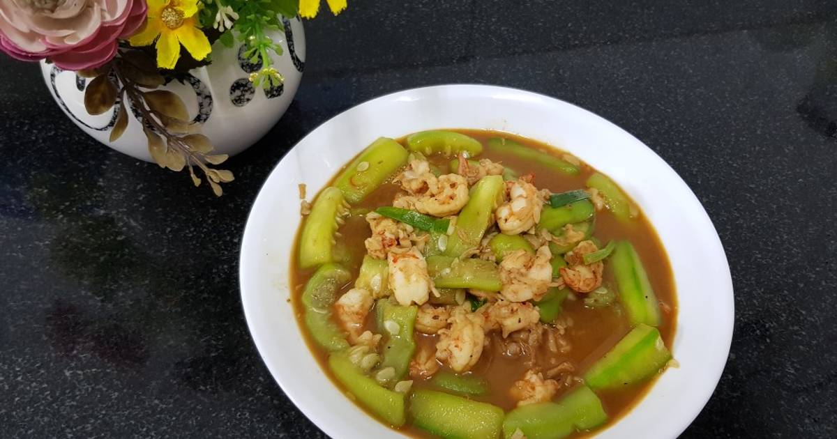 Mướp xào tôm