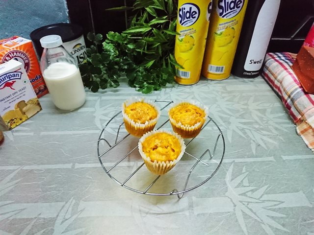 Bánh Muffin Bí Đỏ Sữa Chua
