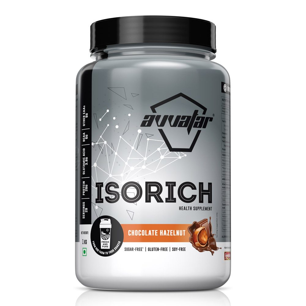 Avvatar Isorich Protein Chocolate Hazelnut Flavour, 1 Kg