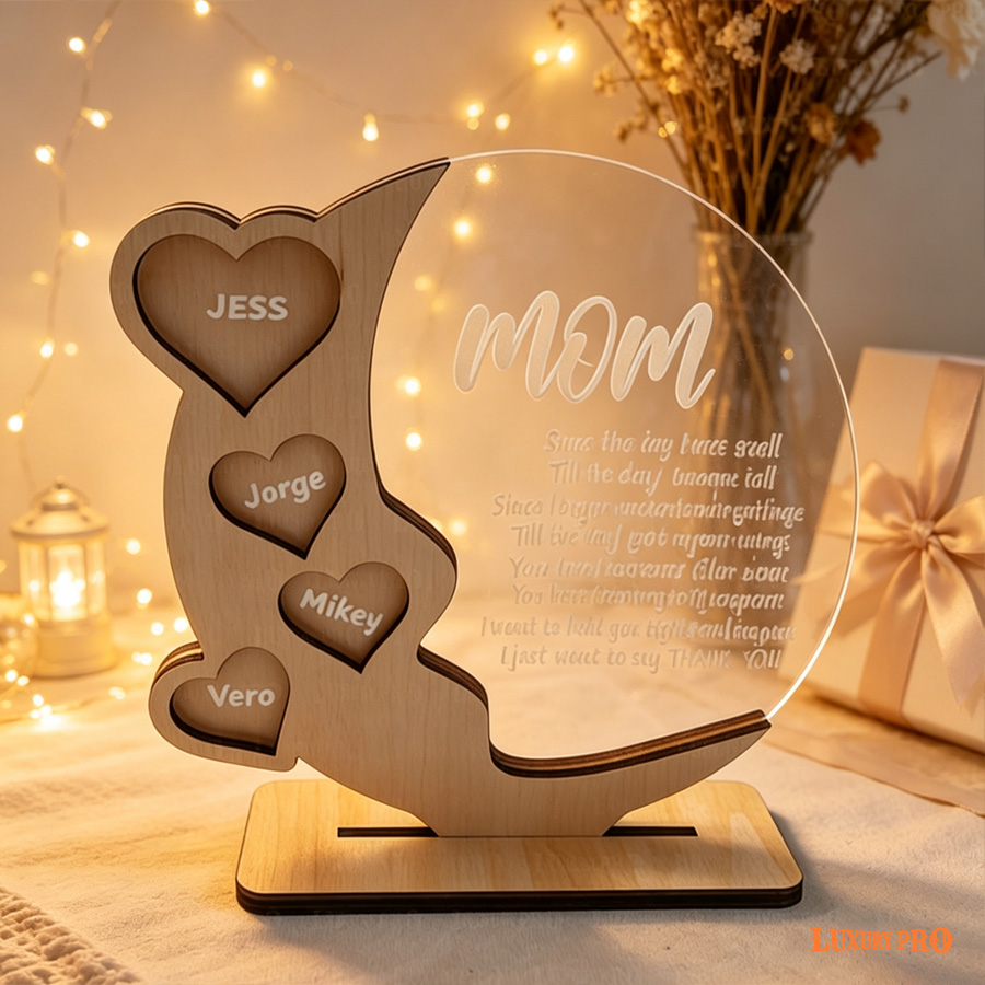 Vertical Acrylic Ornament
