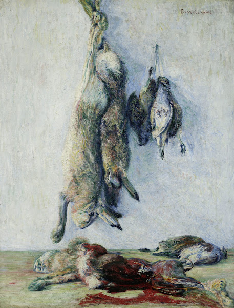 Hares and partridges Still life  hare 1891