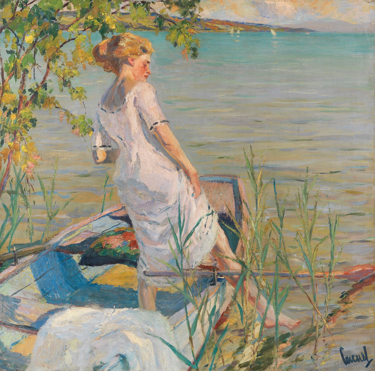 Summer morning on Lake Starnberg 1920 25