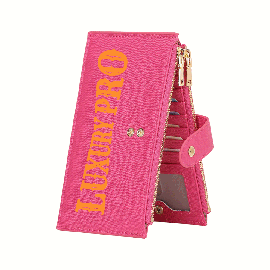 2D Multi-Slot Zipper Card Holder