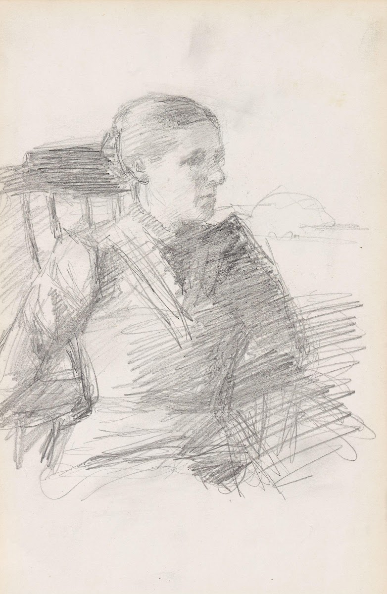 Sitting woman 1892