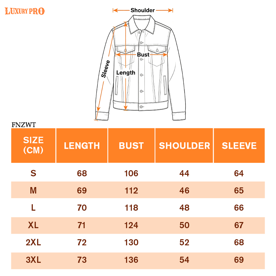 AOP Faux Denim Jacket