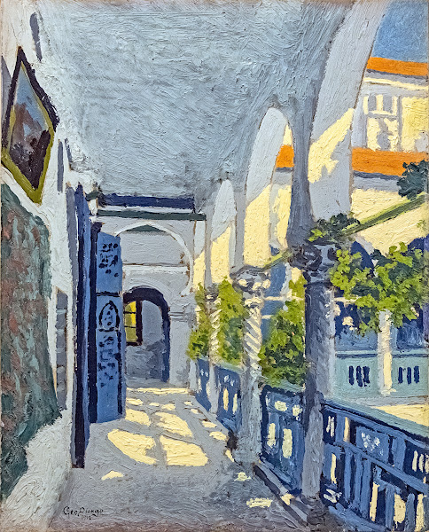 Gallery of a Moroccan riad 1912