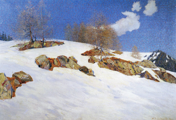 Märzsonne Davos 1913