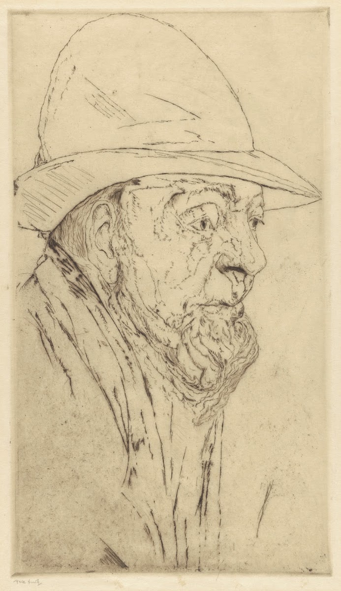 Old mans head