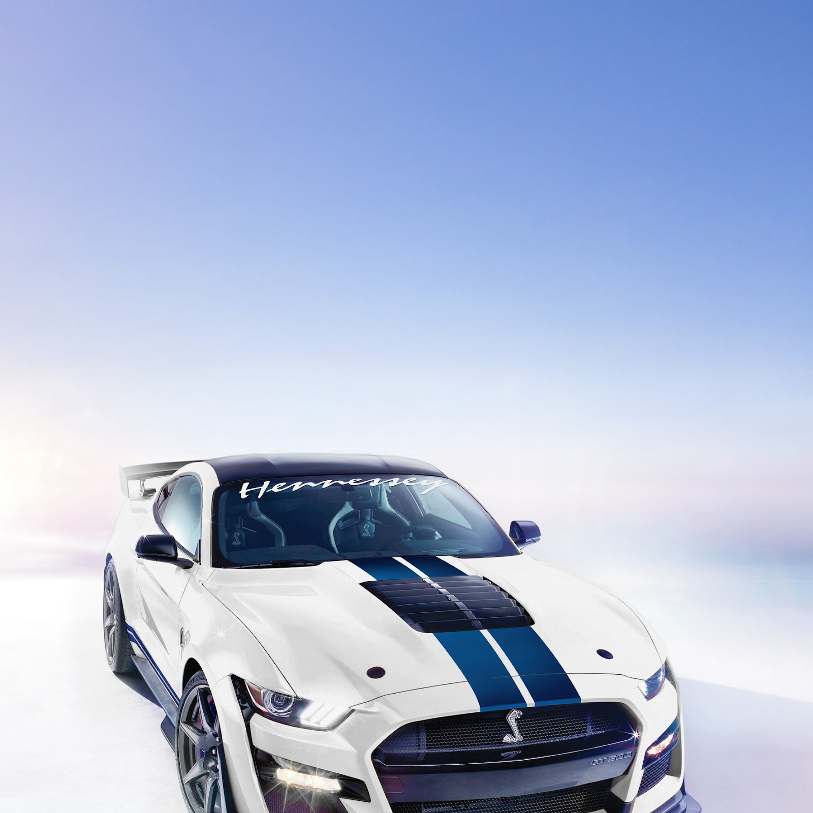 Download Ford Mustang, Shelby Gt500, Sports Car, Hennessey 2K iPhone