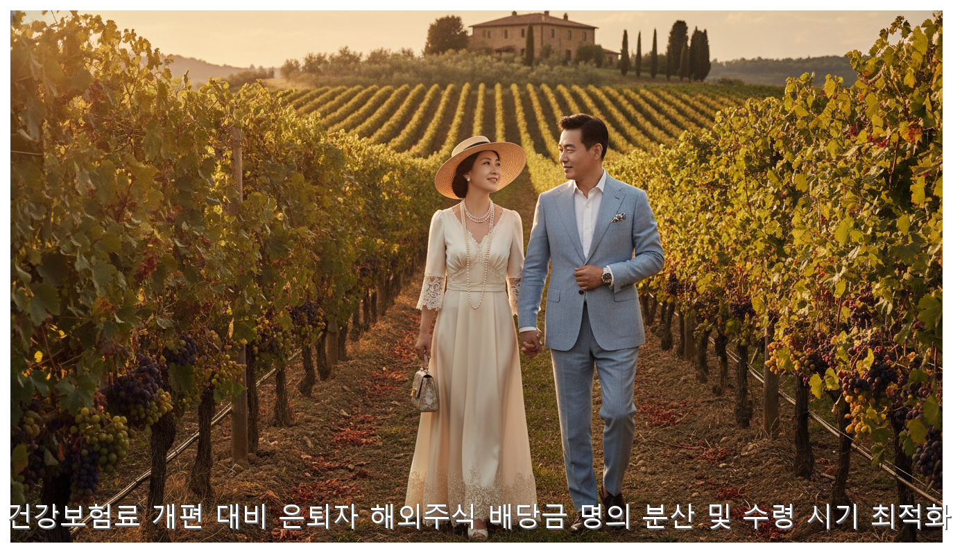 2026년 건강보험료 개편 대비 은퇴자 해외주식 배당금 명의 분산 및 수령 시기 최적화 가이드 핵심 안내 및 분석 인포그래픽 (4)