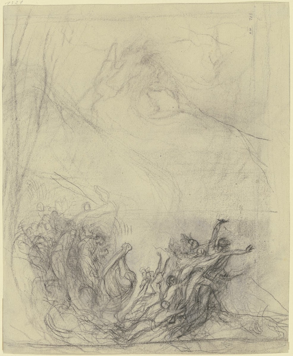 Der Streit zwischen Oberon und Titania mit Gefolge