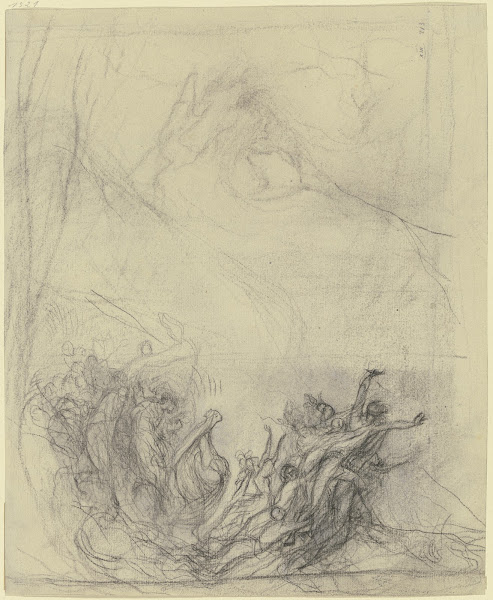 Der Streit zwischen Oberon und Titania mit Gefolge