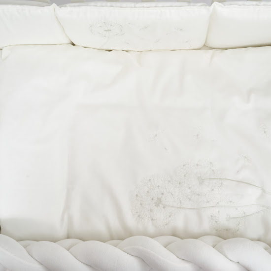 Bedding set 8 el Babycentre & Twins Dandelion ecru