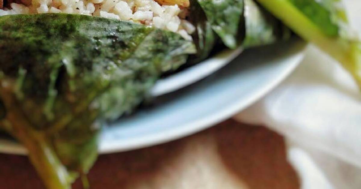 Cơm lá sen (phiên bản chay)