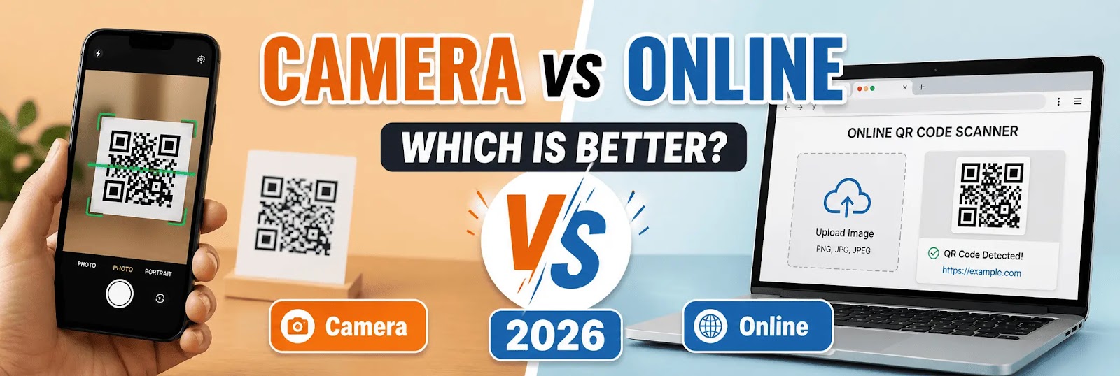 Scan QR Code Using Camera vs Online Scanner: What’s Better? (2026 Guide)