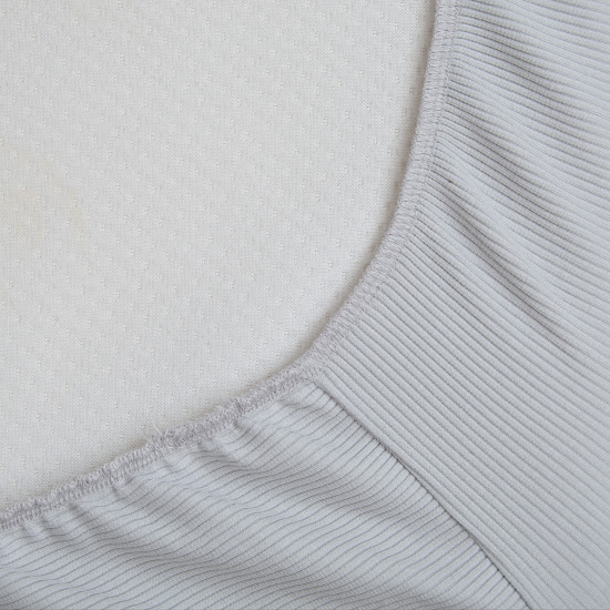 Fitted sheet Twins 90x50 EGO (organic knitwear) grey