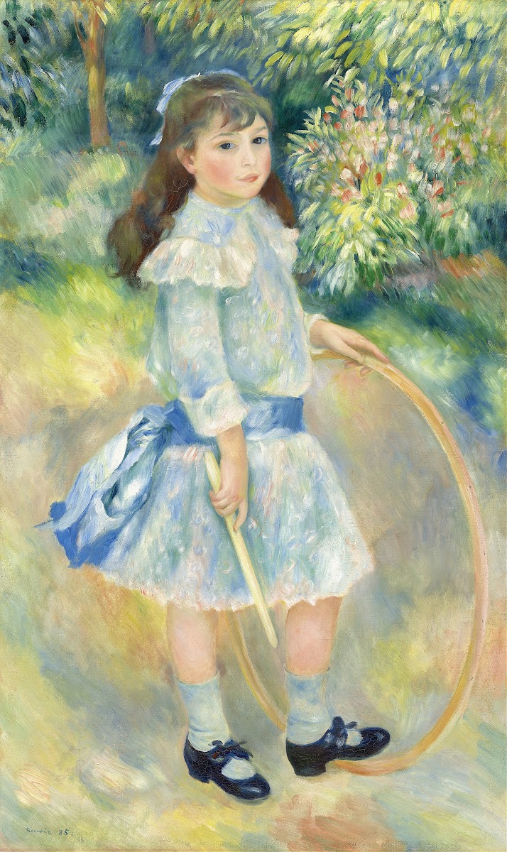 Girl with a Hoop 1885