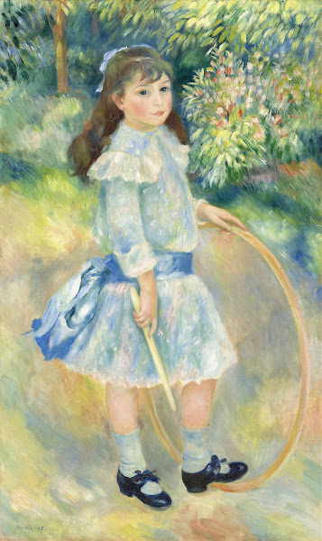 Girl with a Hoop 1885