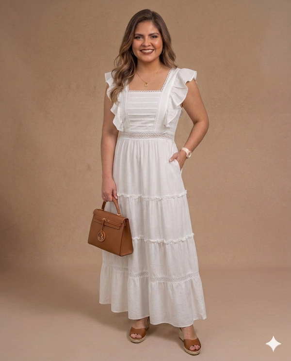 Vestido Largo Blanco