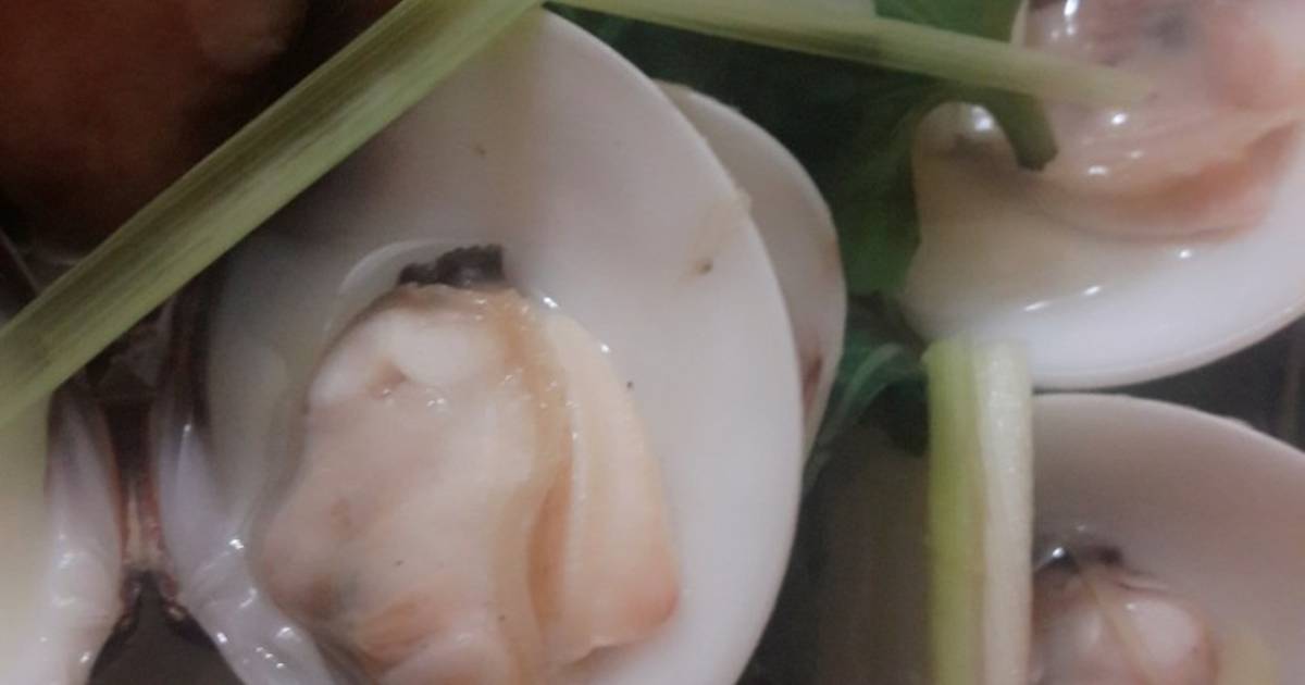 Ngao hấp lá lốt