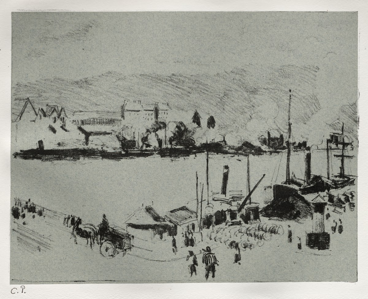 Quai Boieldieu in Rouen c 1896