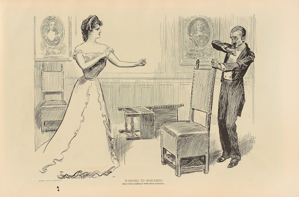 Warning to noblemen Treat your American wife with kindness 1893 1900