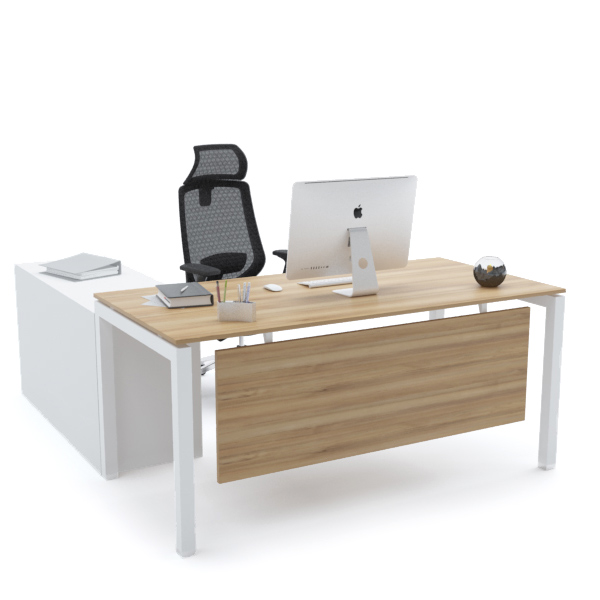 RADAR Office Desk (With Side Cabinet)