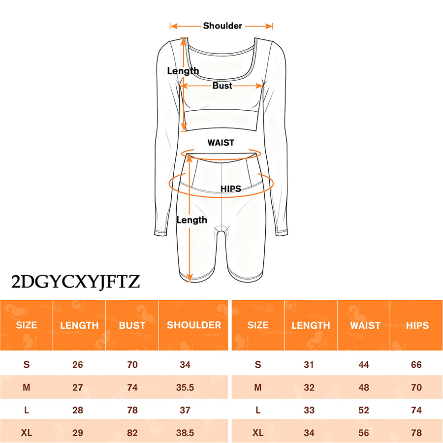 2D High Waist Long Sleeve Yoga Set